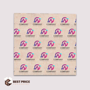 Custom printed 9x9 food basket Liner