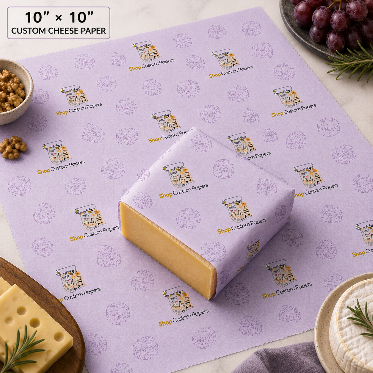 10 × 10 Cheese Papers