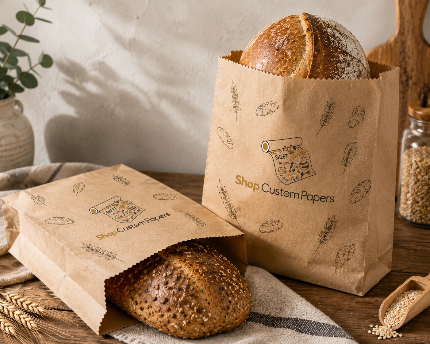 Paper Bags for Storing Bread