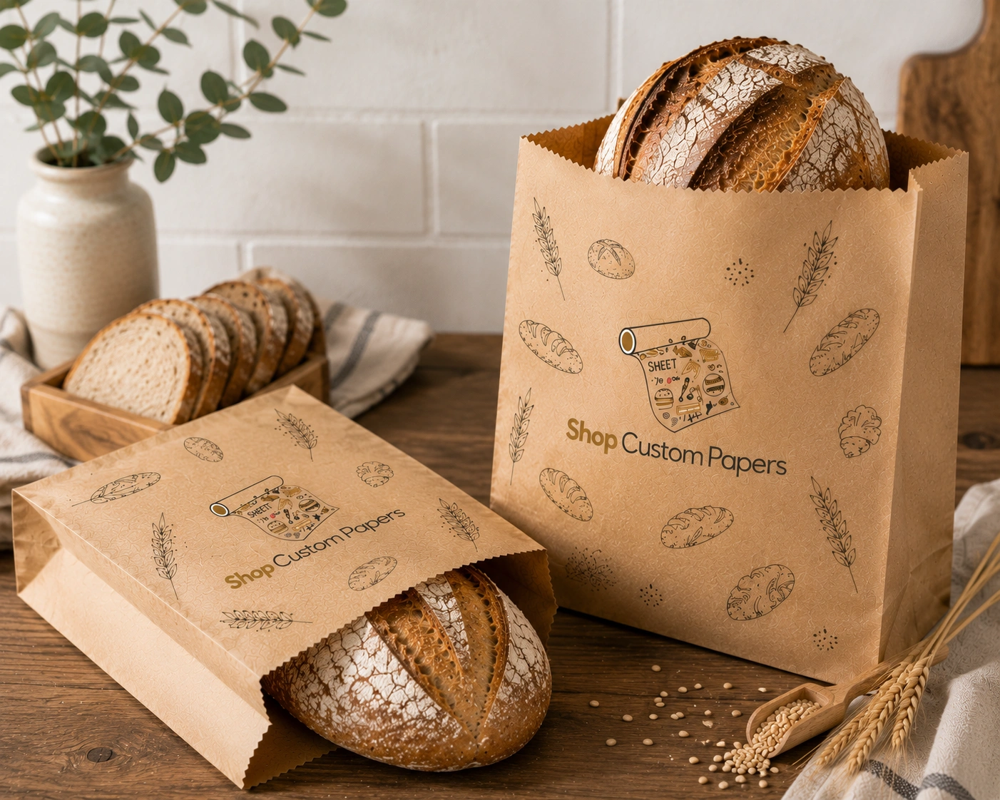 Wholesale Paper Bags for Storing Bread