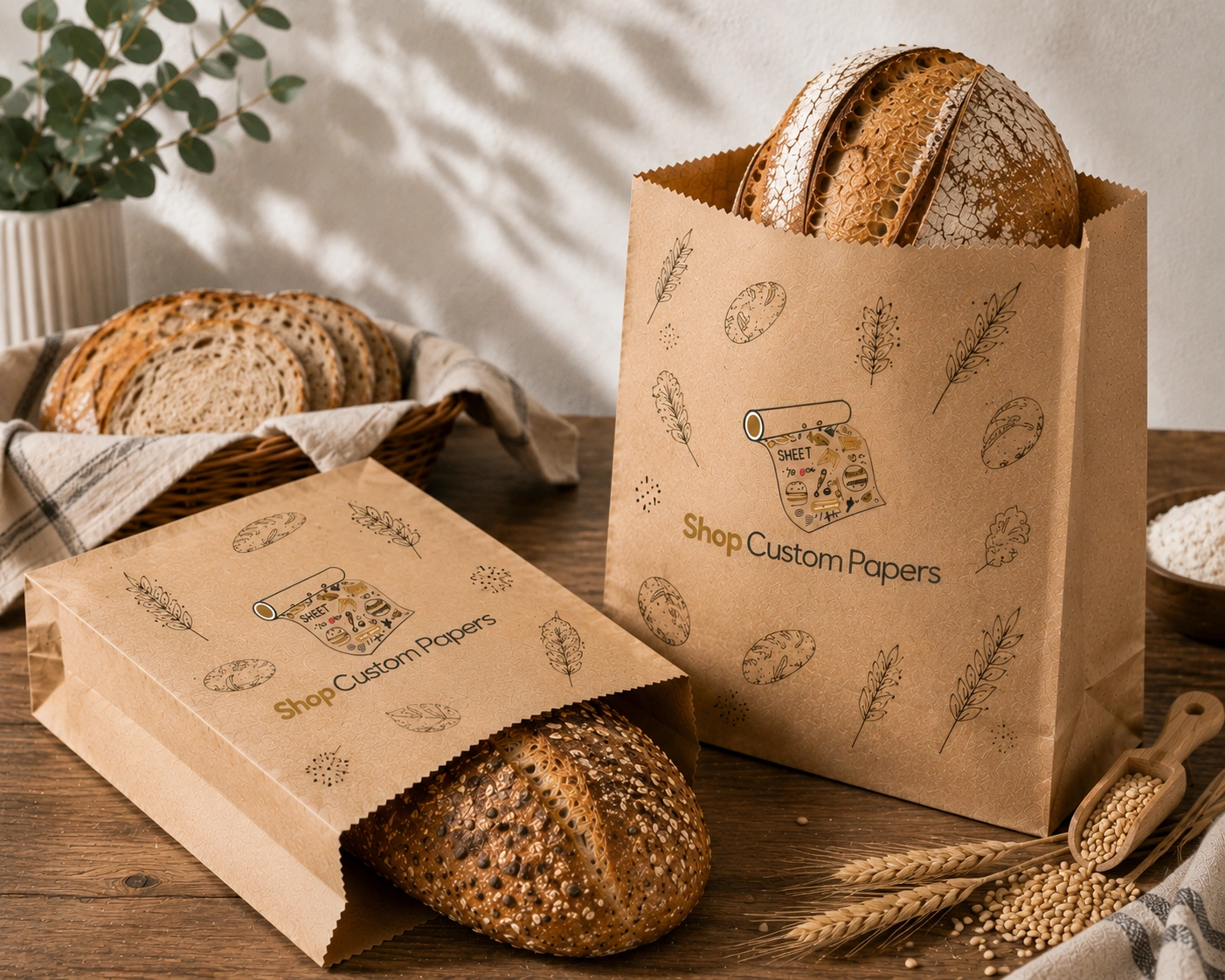 Wholesale Papers Bag for Storing Bread