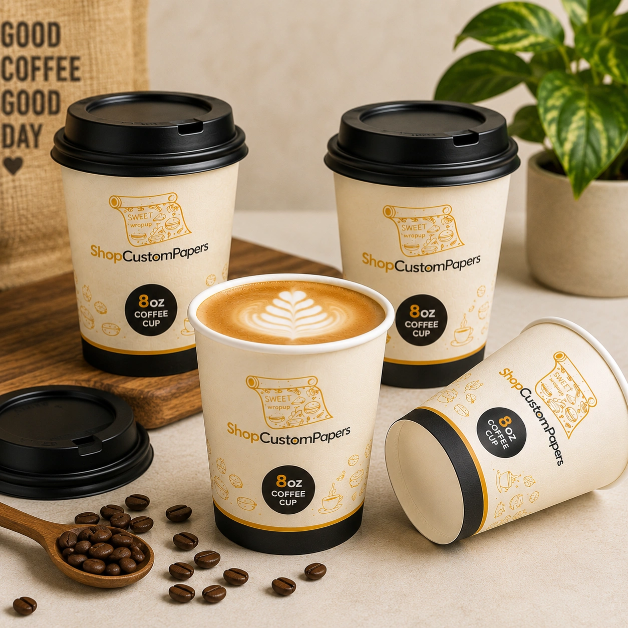 8 oz Coffee Cups