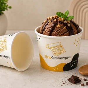 Custom 5 oz Waxed Paper Cups