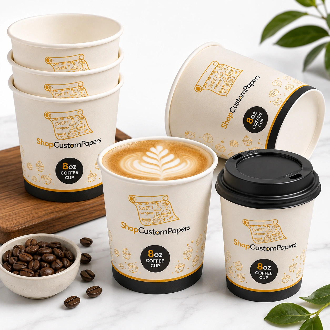 Custom 8 oz Coffee Cup