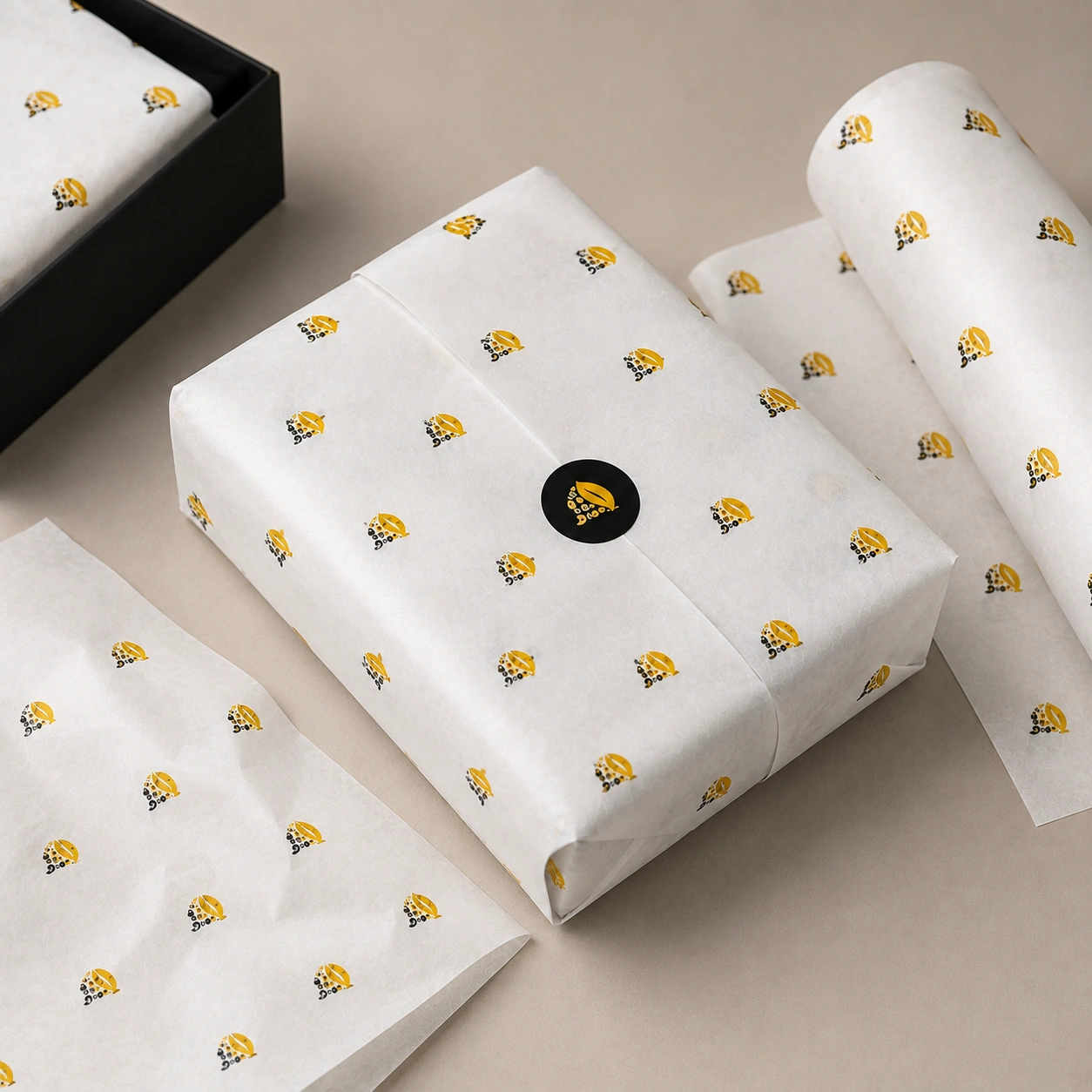 Custom Apparel Wrapping Paper with logo