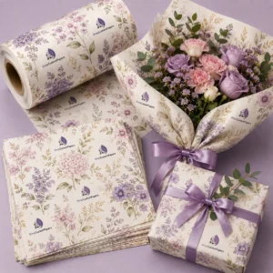 Custom Floral Wrapping Paper
