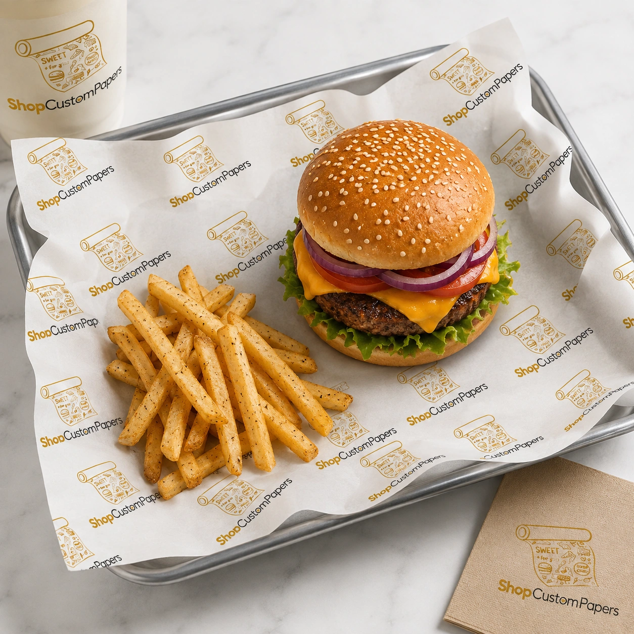 Custom Food Tray Paper
