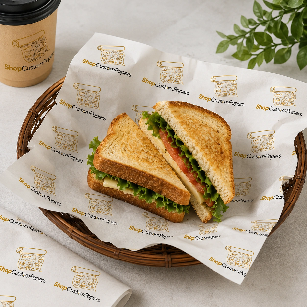 Custom Food Tray Papers