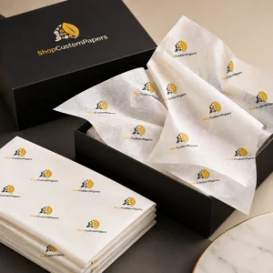 Custom Luxury Tissue Paper with custom box