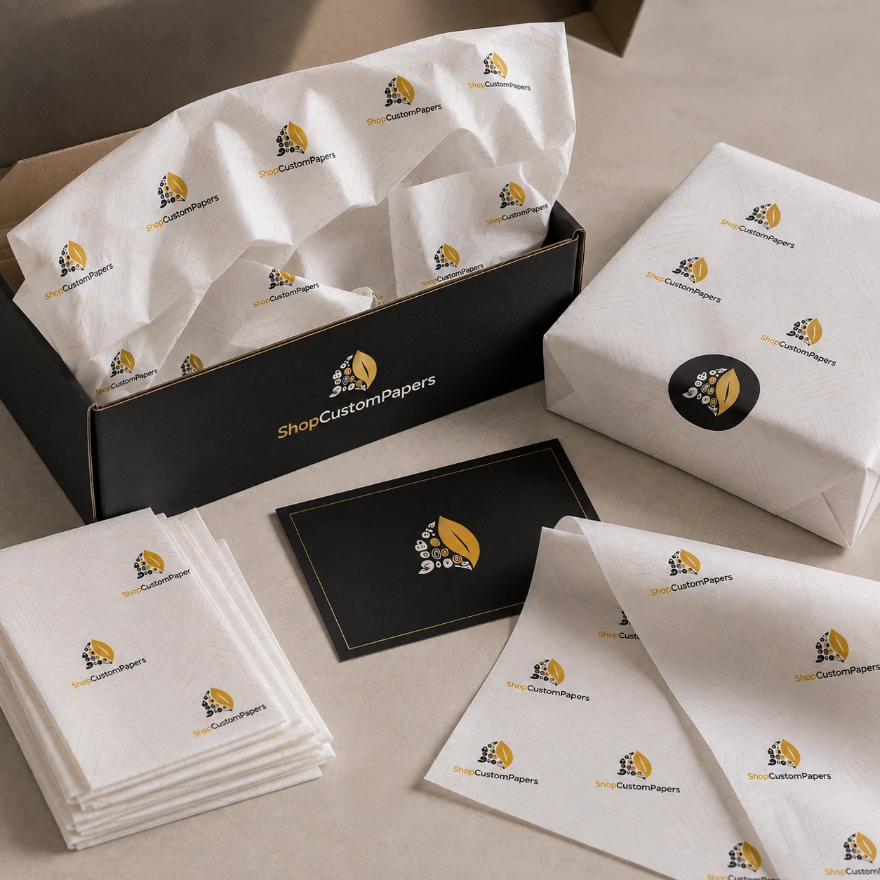 Custom Printed Luxury Tissue Paper
