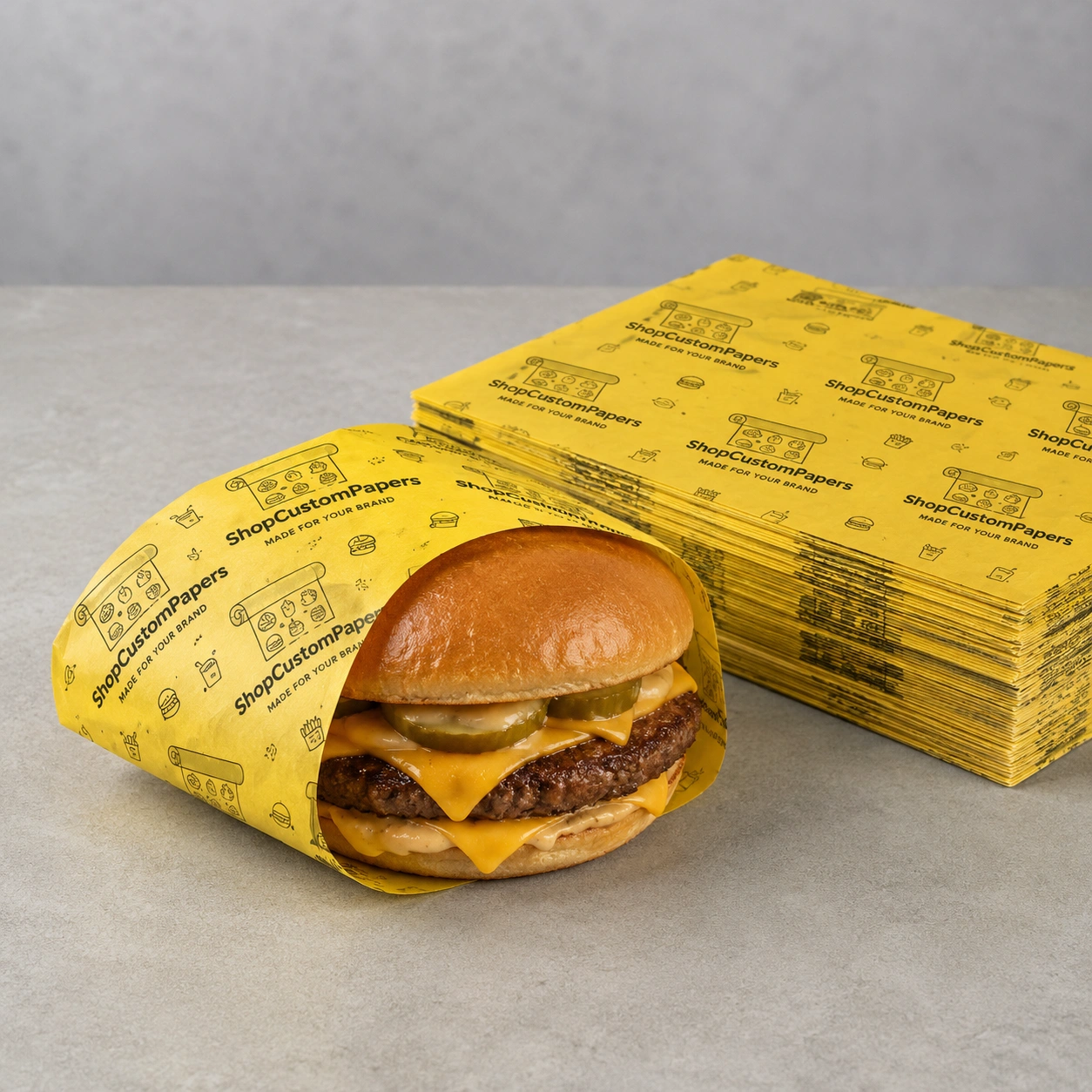 Custom Takeaway Wrapping Papers
