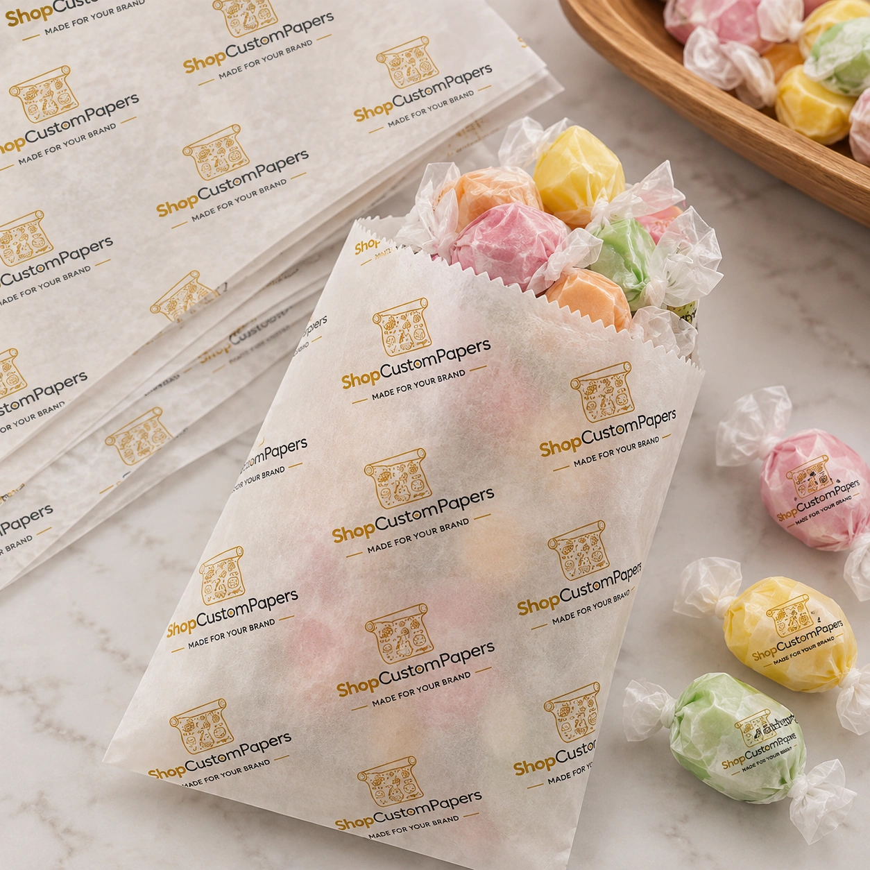 Custom printed Glassine Paper