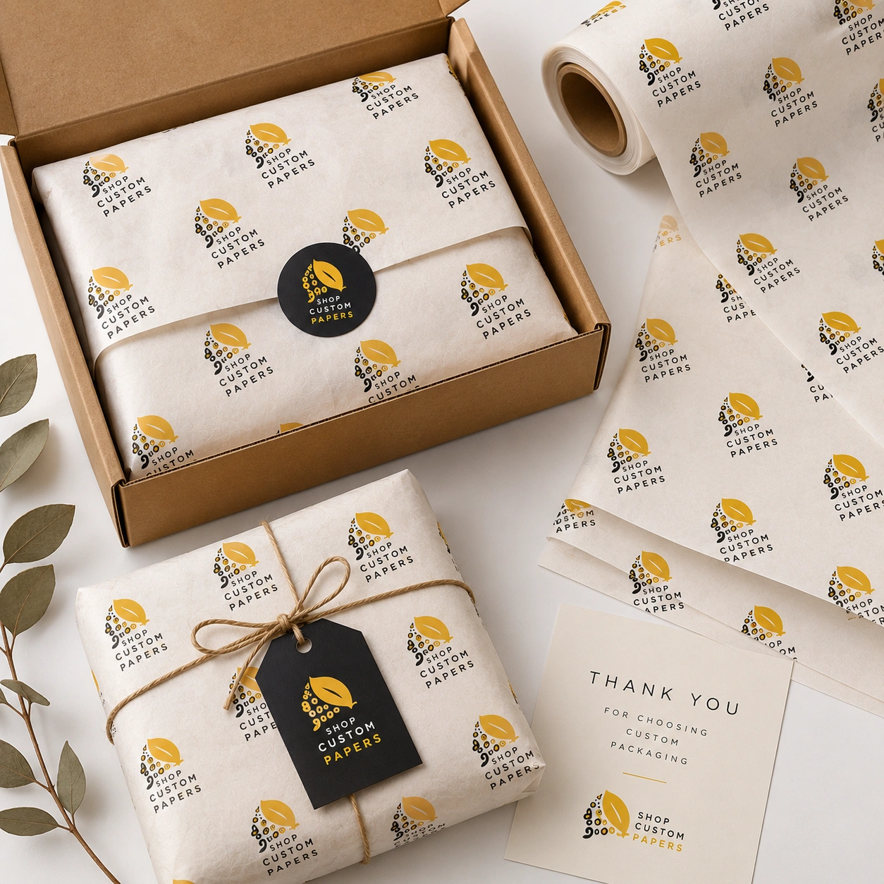 Custom printed Packing Paper