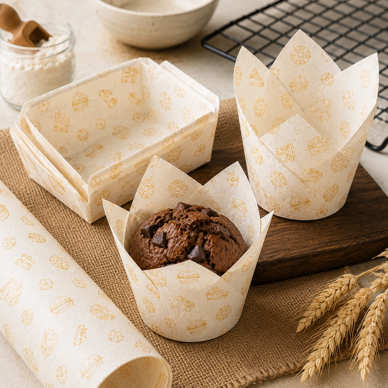 Custom printed Wax Paper Cups