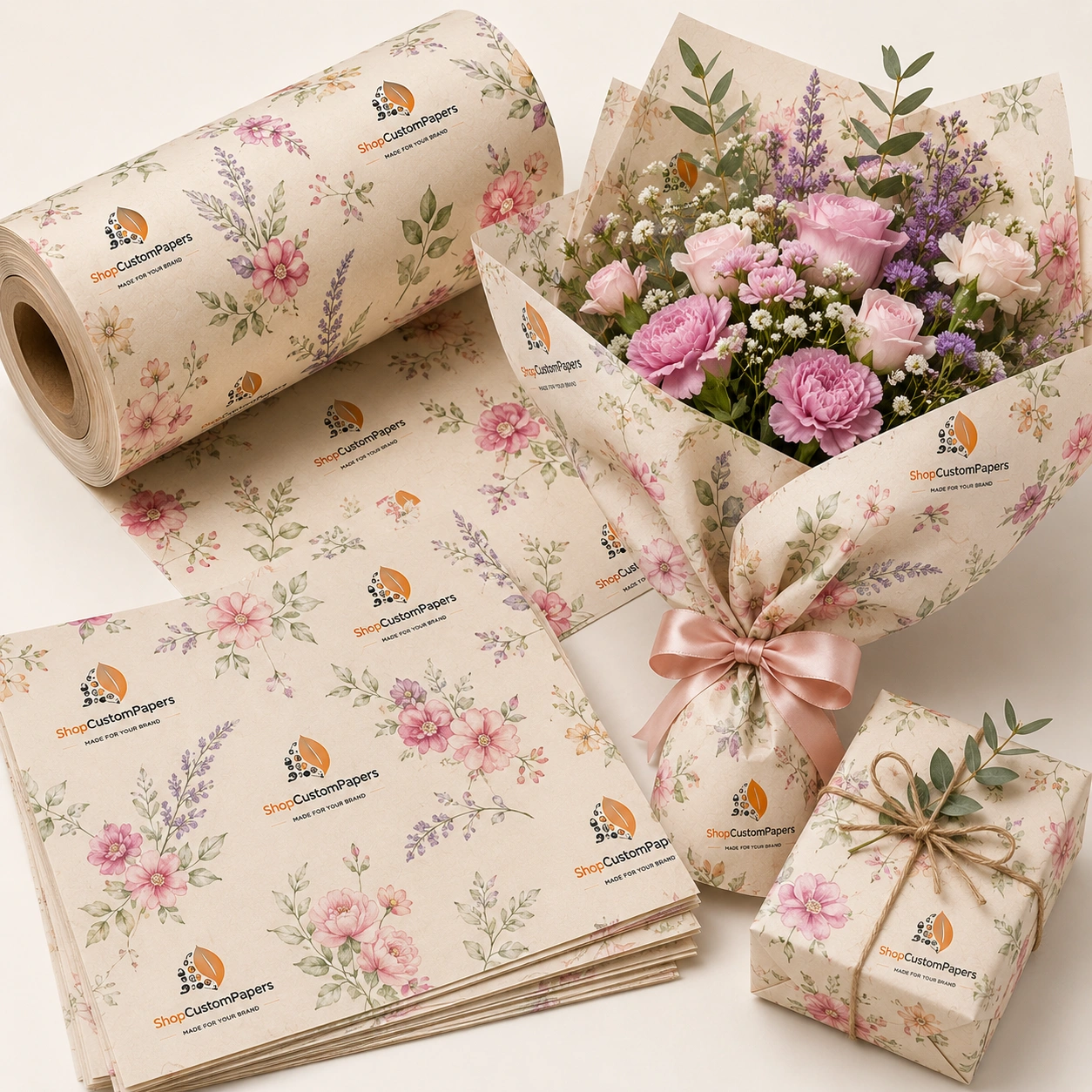 Wholesale Floral Wrapping Paper