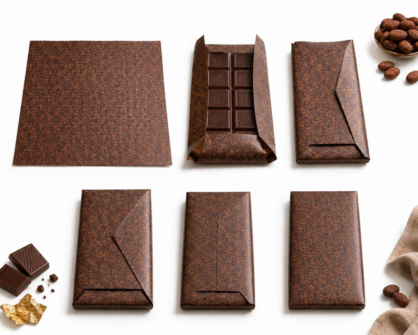 chocolates wrapping paper