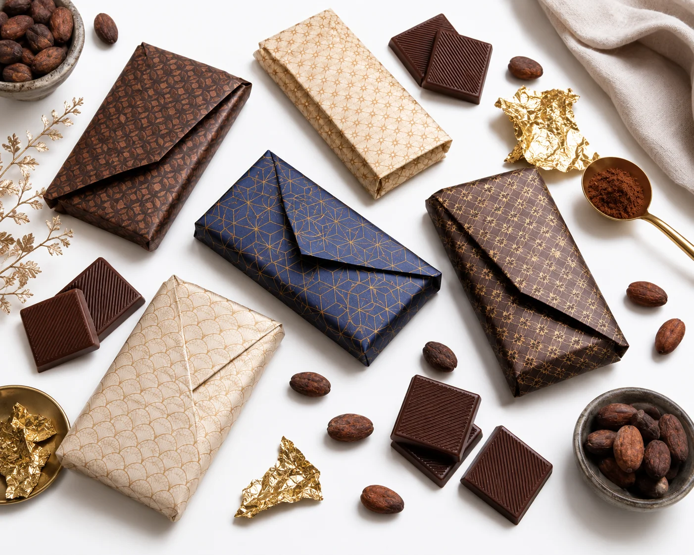 chocolates wrapping papers