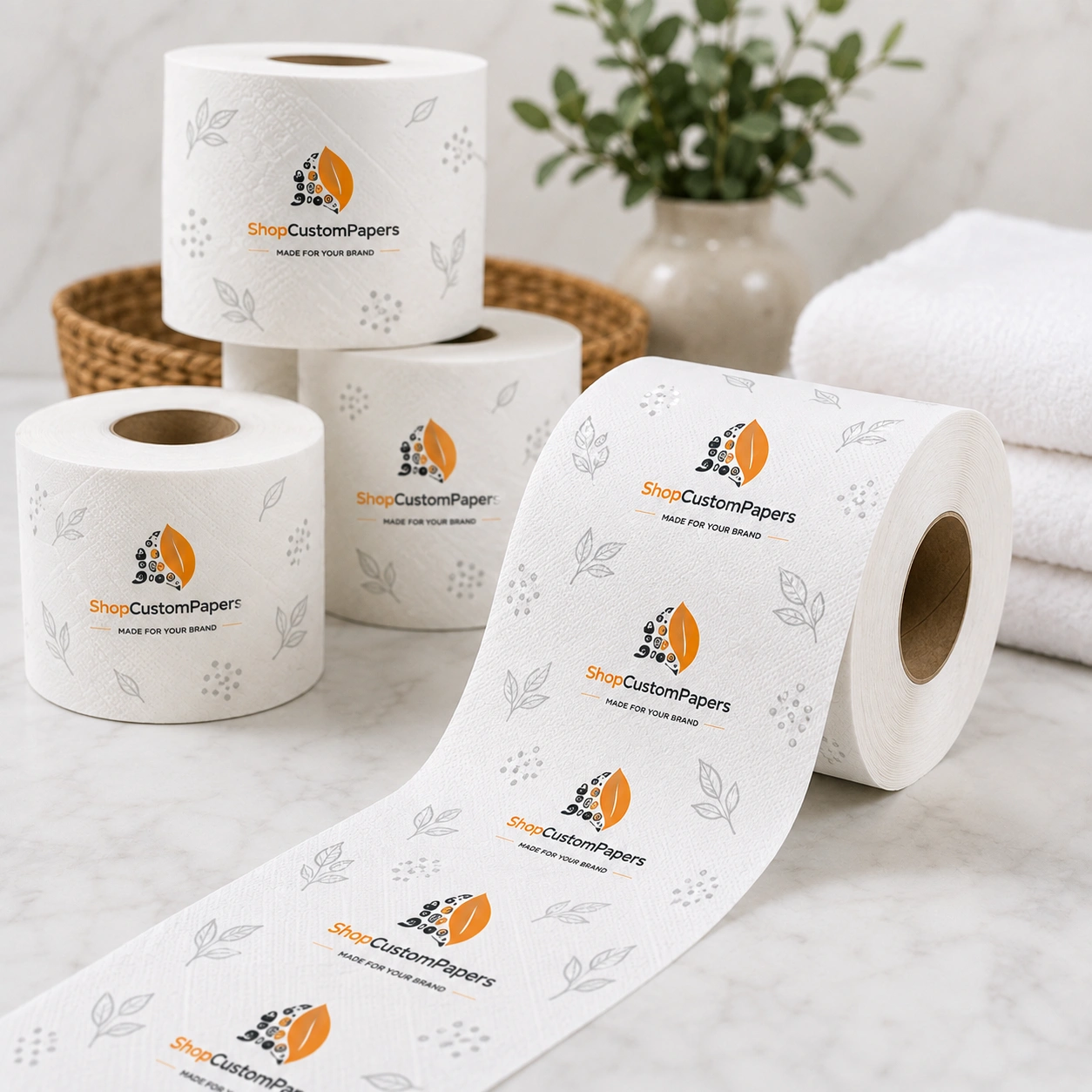 custom printed toilet paper