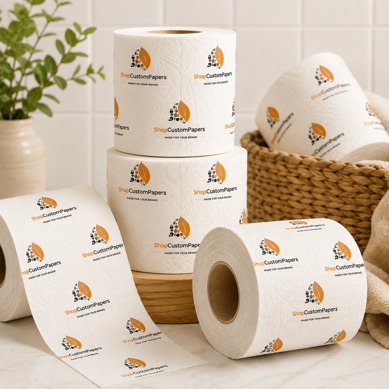 custom toilet paper