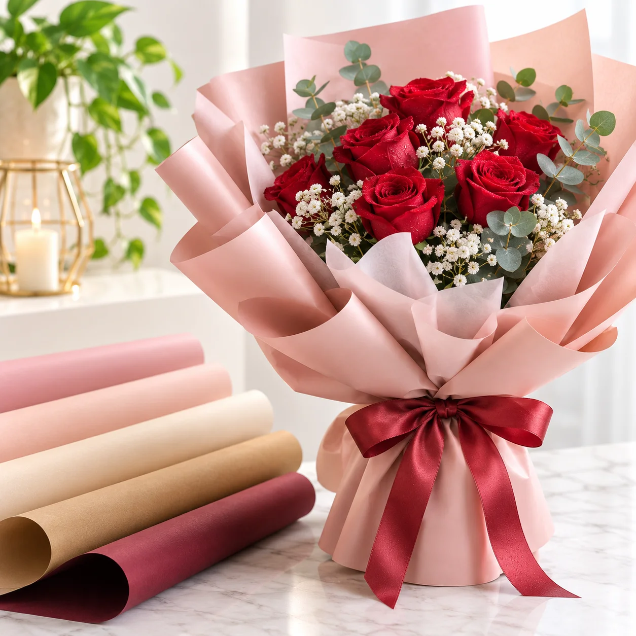 flower bouqet papers