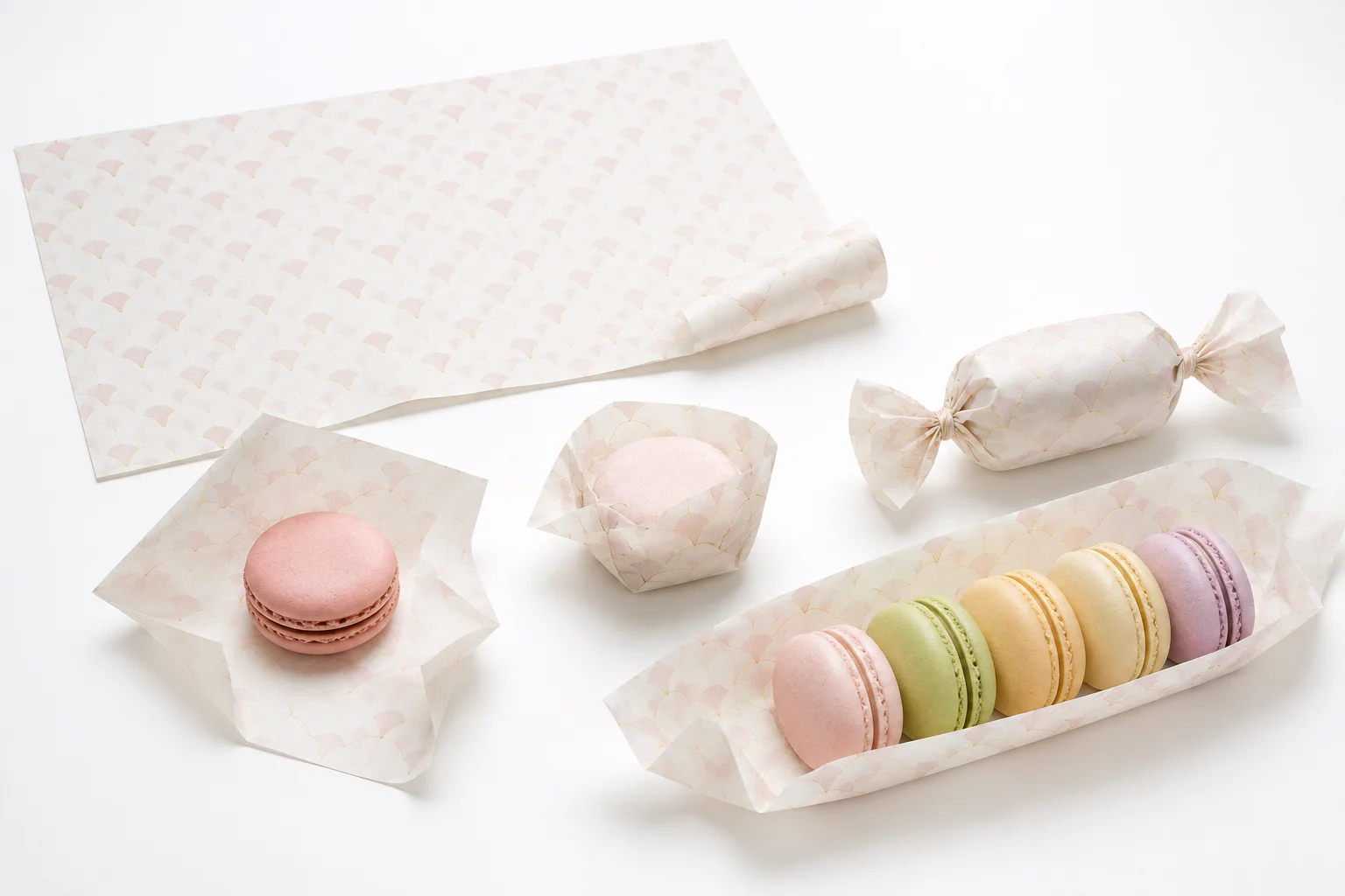 printed macaron paper