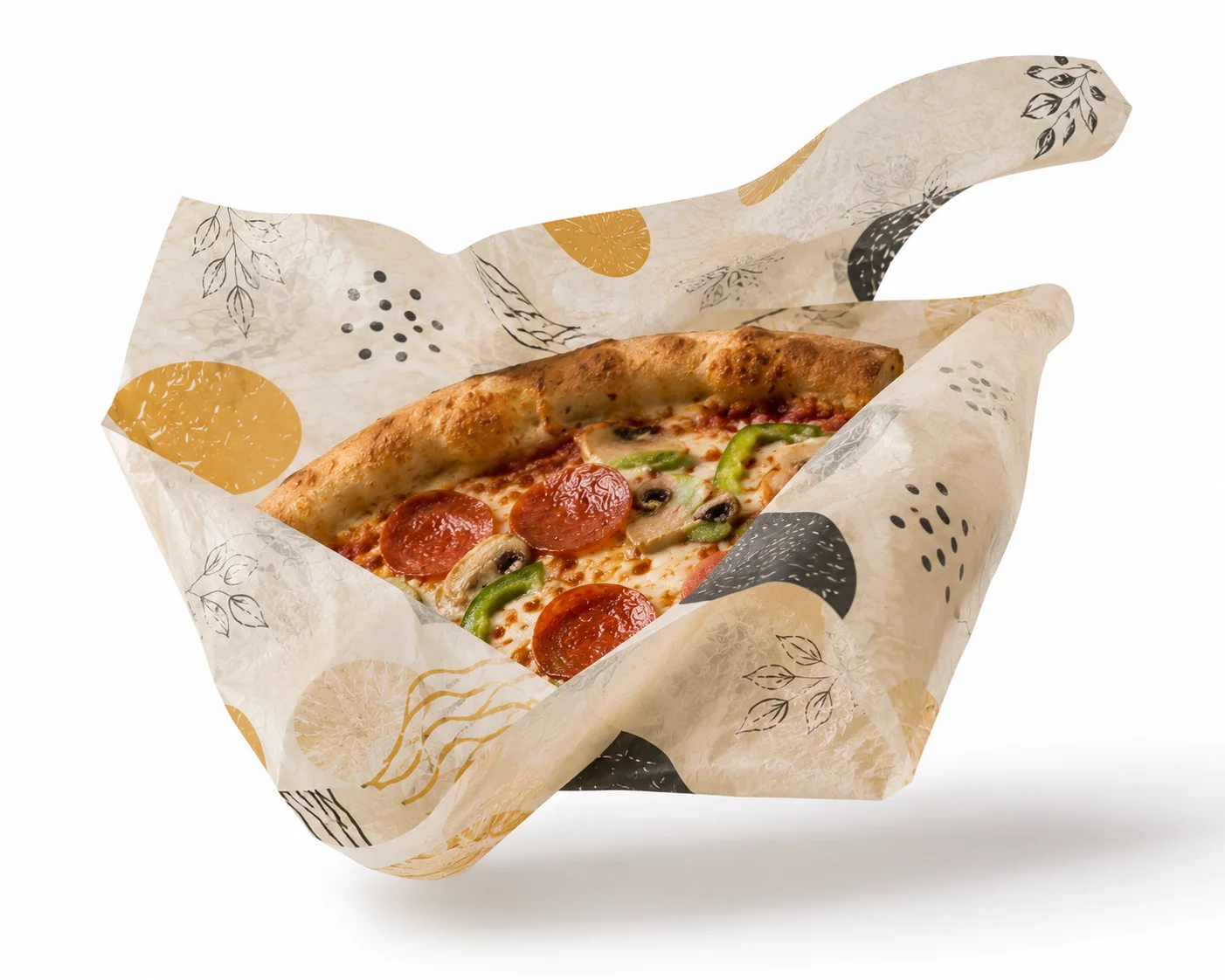 printed pizza papers