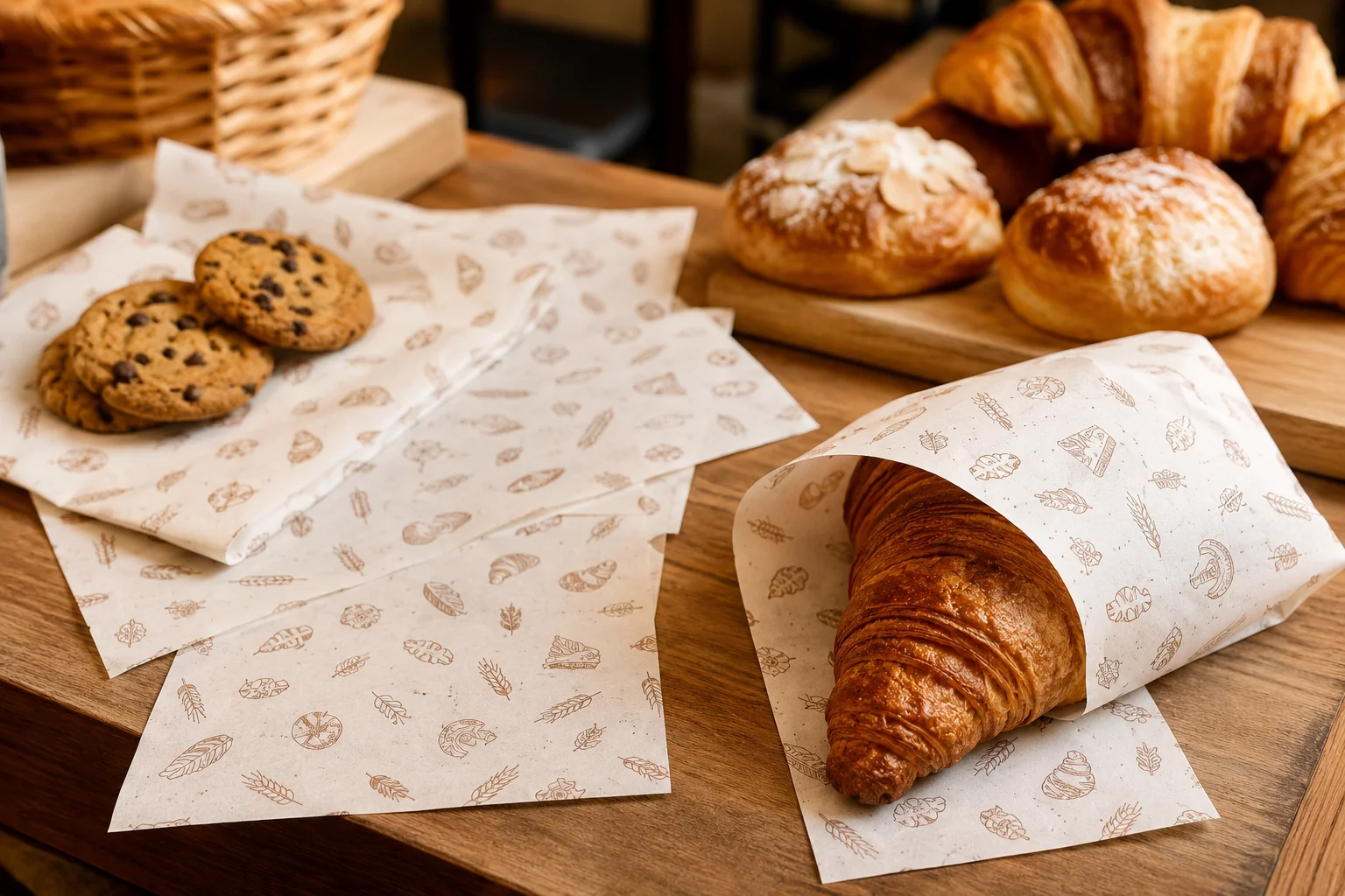custom bakery papers